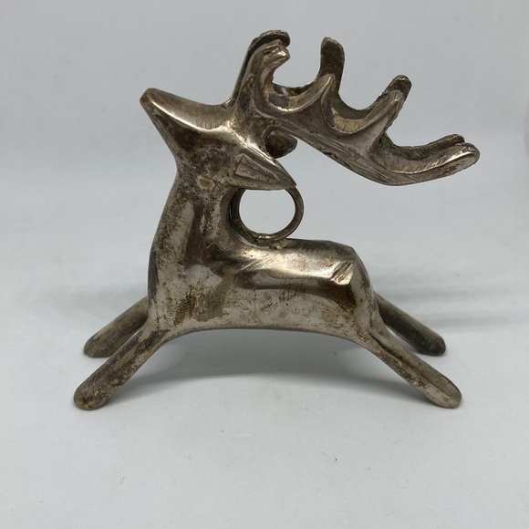 Two Metal/Steel Reindeer Christmas Ornaments - Picture 4 of 8